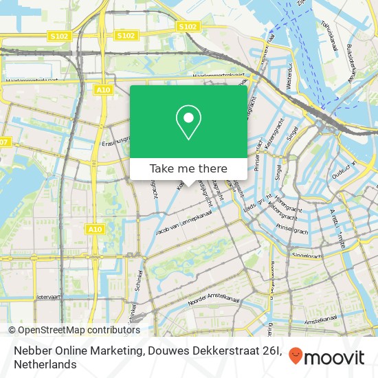 Nebber Online Marketing, Douwes Dekkerstraat 26I Karte