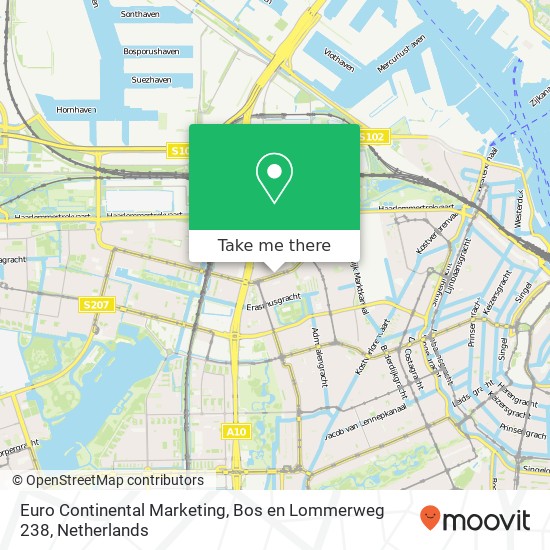 Euro Continental Marketing, Bos en Lommerweg 238 Karte