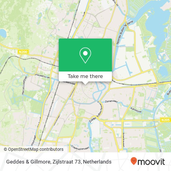 Geddes & Gillmore, Zijlstraat 73 map