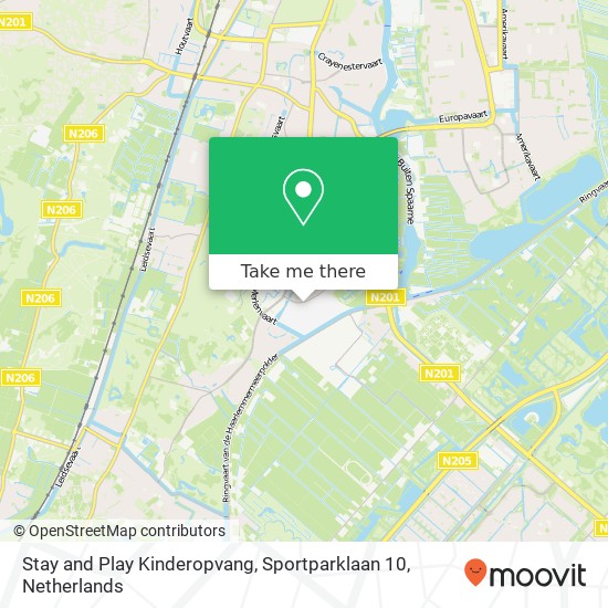 Stay and Play Kinderopvang, Sportparklaan 10 map