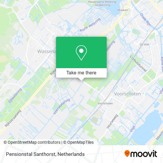 Pensionstal Santhorst map