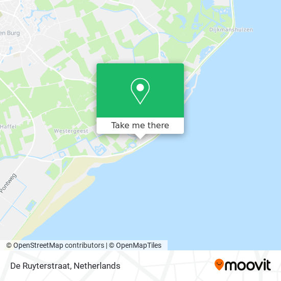 De Ruyterstraat map