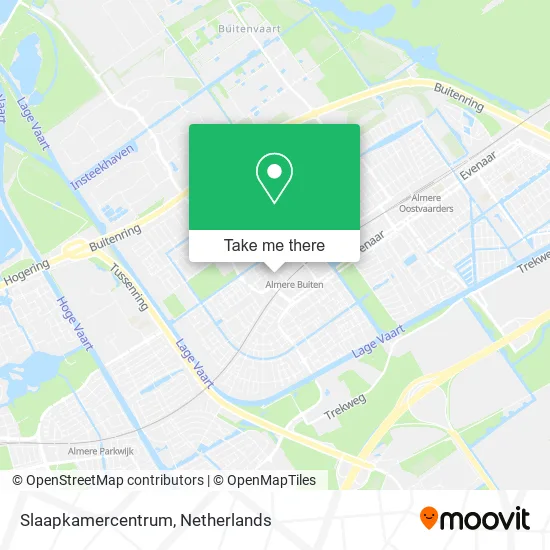 Slaapkamercentrum Karte