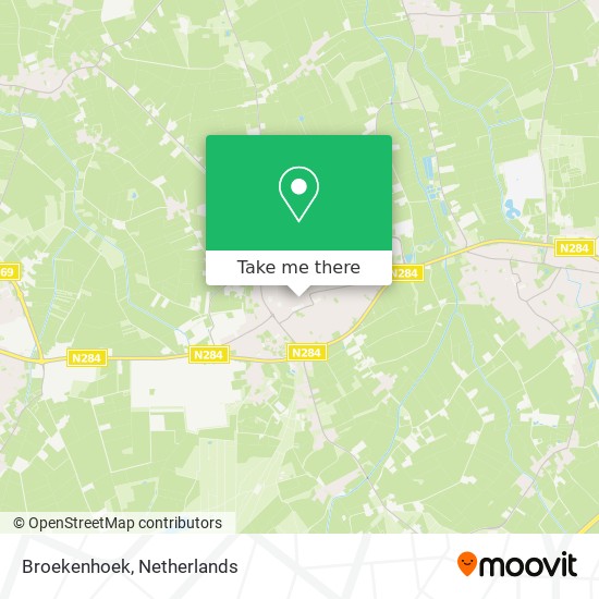 Broekenhoek map