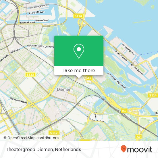 Theatergroep Diemen map