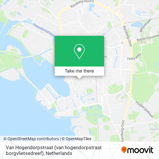 Van Hogendorpstraat (van hogendorpstraat borgvlietsedreef) map