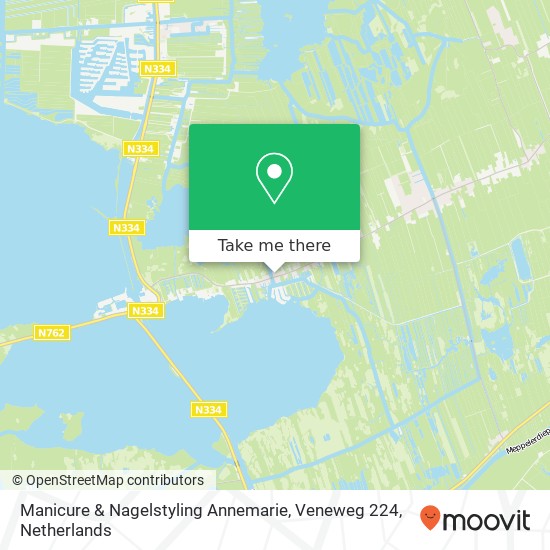 Manicure & Nagelstyling Annemarie, Veneweg 224 map