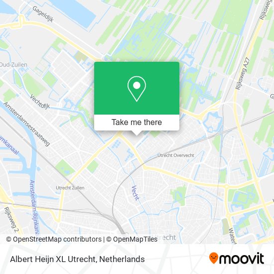 Albert Heijn XL Utrecht map