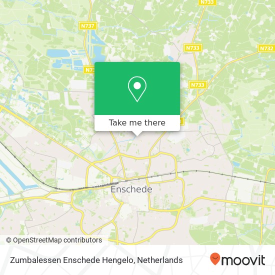 Zumbalessen Enschede Hengelo, Roomweg 167 map