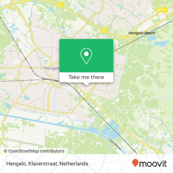 Hengelo, Klaverstraat map