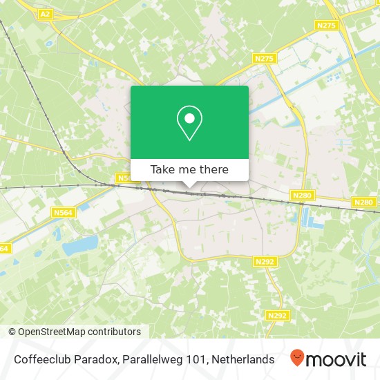 Coffeeclub Paradox, Parallelweg 101 Karte