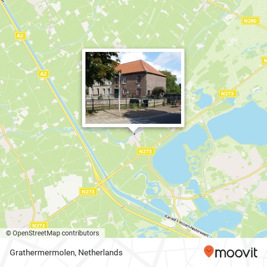 Grathermermolen Karte