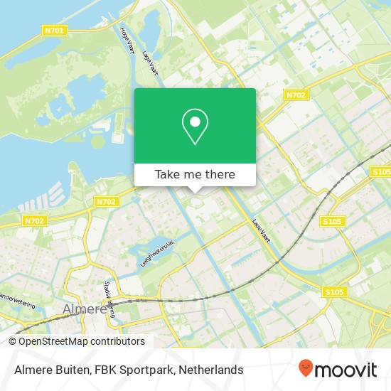 Almere Buiten, FBK Sportpark map