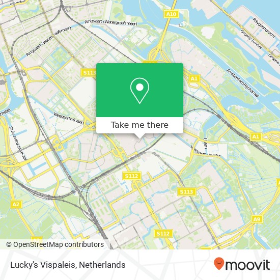 Lucky's Vispaleis, Kruidenhof map