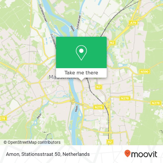 Amon, Stationsstraat 50 map