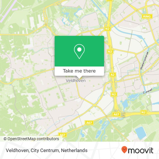 Veldhoven, City Centrum map