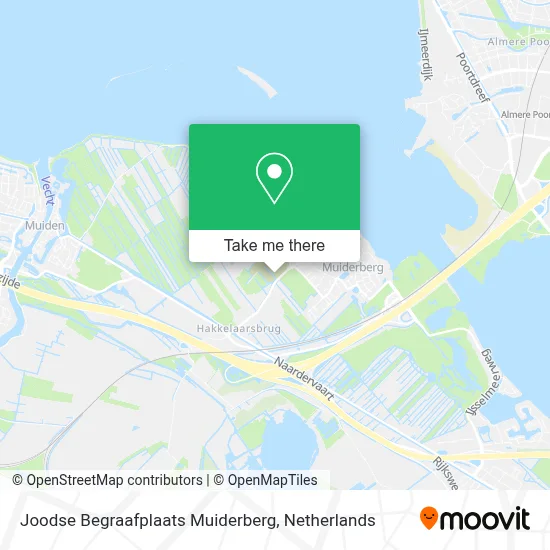 Joodse Begraafplaats Muiderberg map