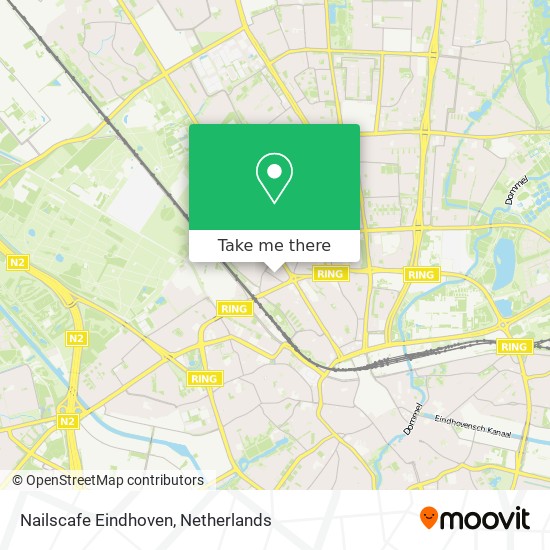 Nailscafe Eindhoven map