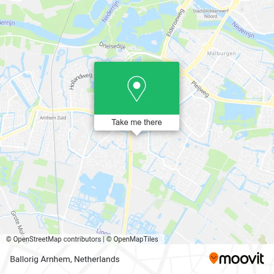 Ballorig Arnhem map