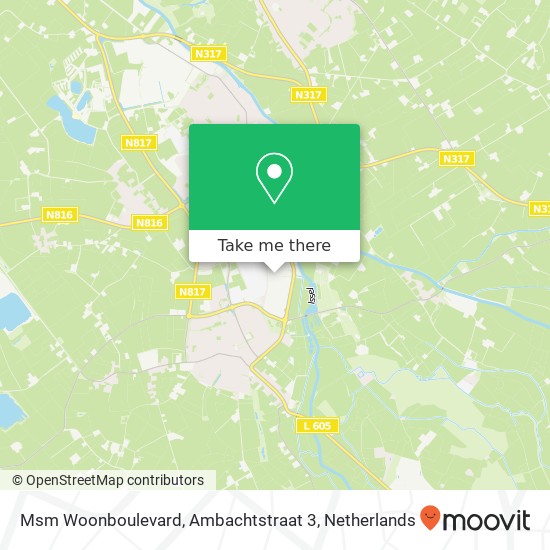 Msm Woonboulevard, Ambachtstraat 3 Karte