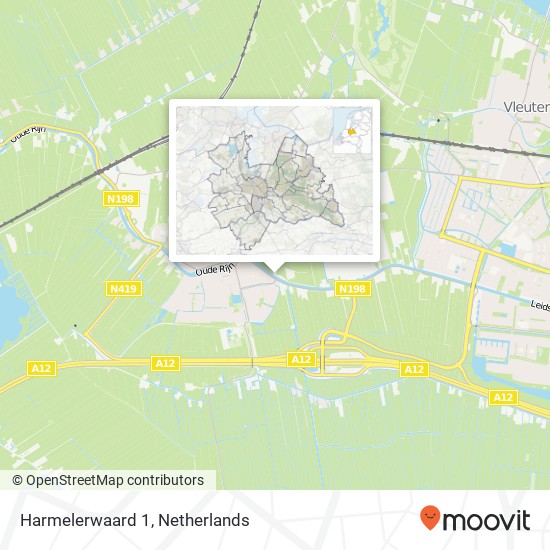 Harmelerwaard 1 map