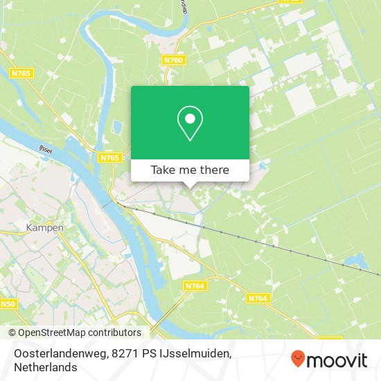 Oosterlandenweg, 8271 PS IJsselmuiden map