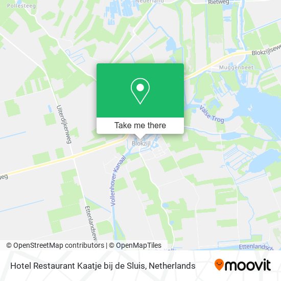 Hotel Restaurant Kaatje bij de Sluis map