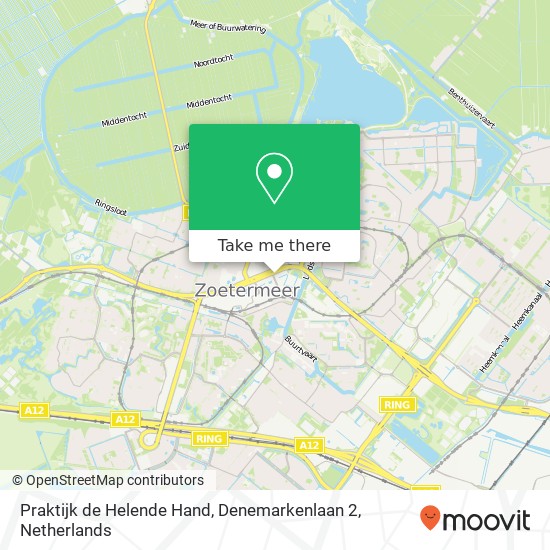 Praktijk de Helende Hand, Denemarkenlaan 2 map