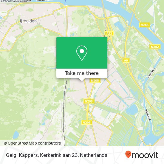 Geigi Kappers, Kerkerinklaan 23 map