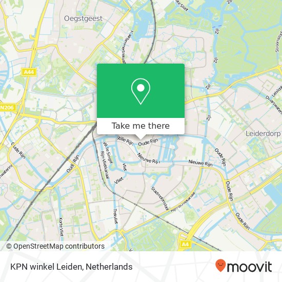 KPN winkel Leiden, Haarlemmerstraat 156 map