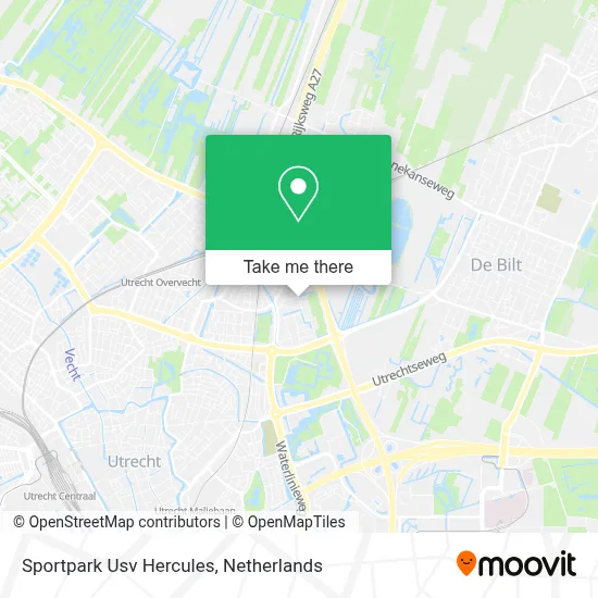 Sportpark Usv Hercules map