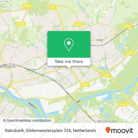 Rabobank, Gildemeestersplein 326 map