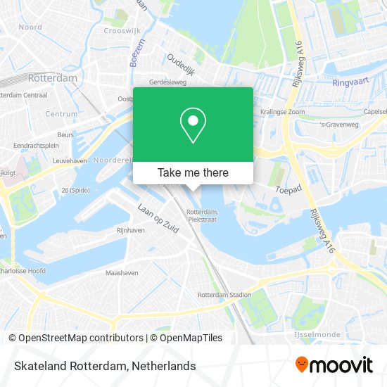 Skateland Rotterdam map