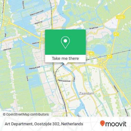 Art Department, Oostzijde 302 map