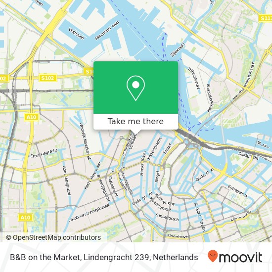 B&B on the Market, Lindengracht 239 map