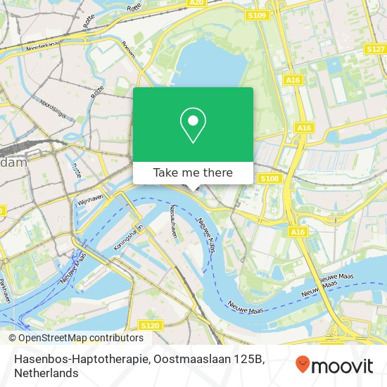 Hasenbos-Haptotherapie, Oostmaaslaan 125B map