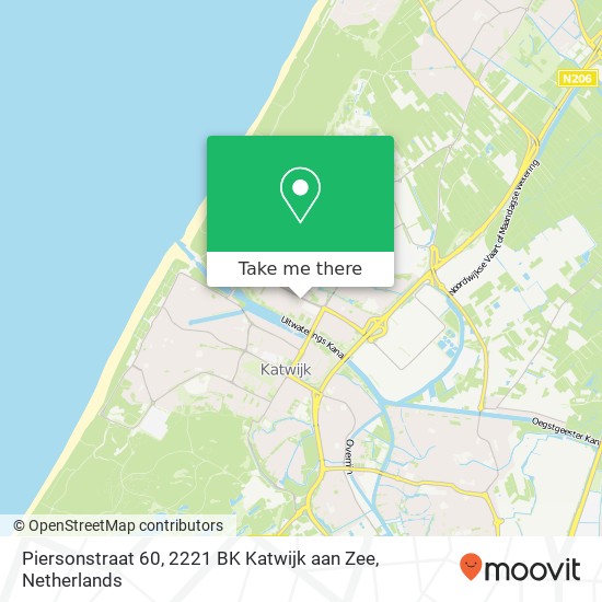 Piersonstraat 60, 2221 BK Katwijk aan Zee map