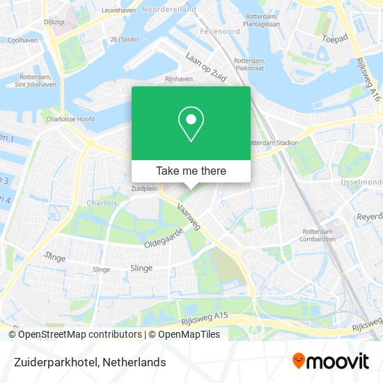 Zuiderparkhotel map