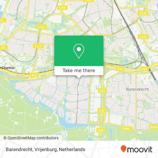 Barendrecht, Vrijenburg map