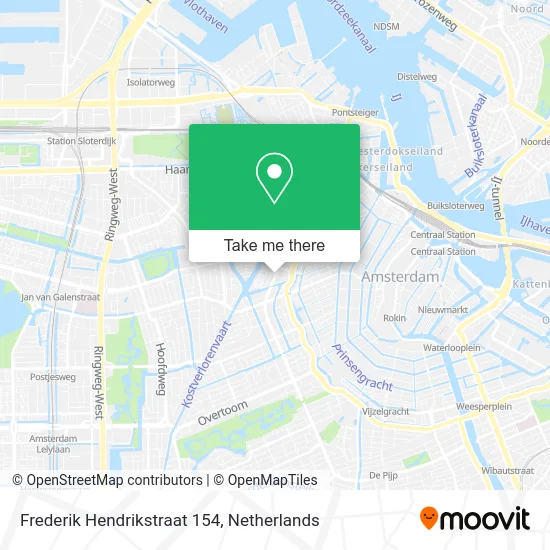 Frederik Hendrikstraat 154 map
