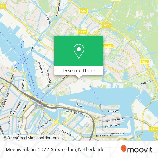Meeuwenlaan, 1022 Amsterdam map
