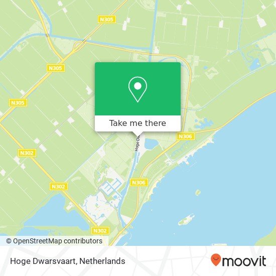 Hoge Dwarsvaart map