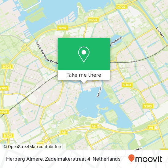 Herberg Almere, Zadelmakerstraat 4 map