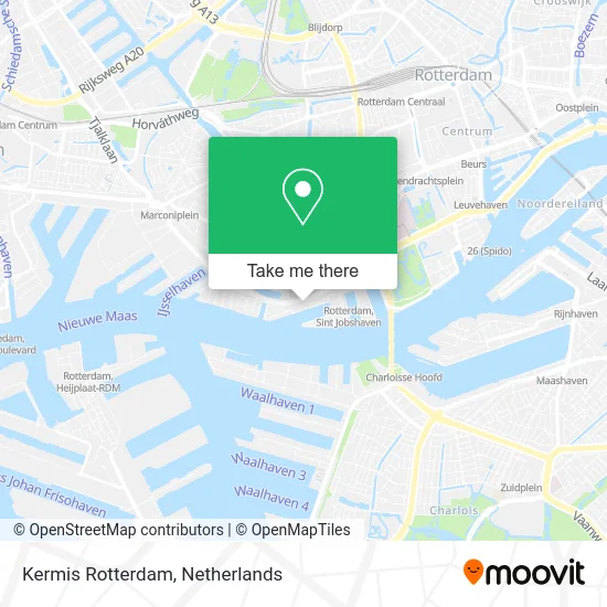 Kermis Rotterdam map