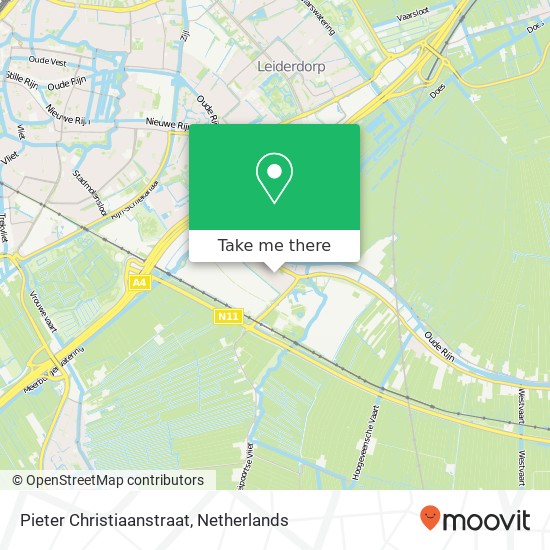 Pieter Christiaanstraat map