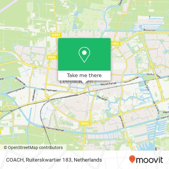 COACH, Ruiterskwartier 183 map