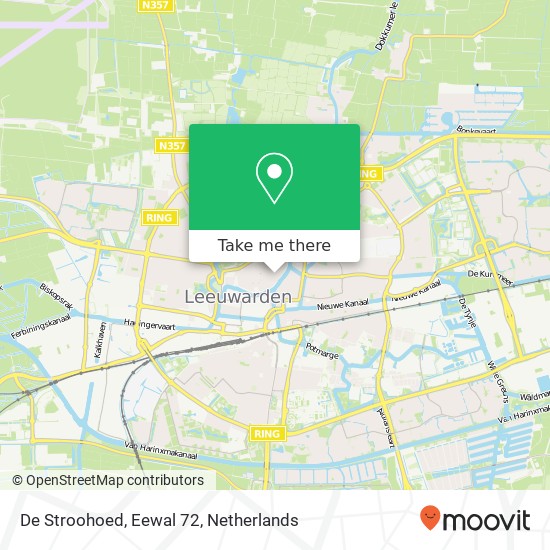 De Stroohoed, Eewal 72 map