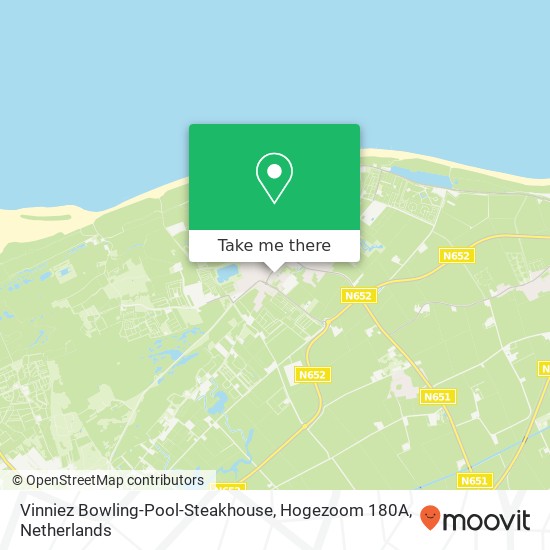 Vinniez Bowling-Pool-Steakhouse, Hogezoom 180A Karte