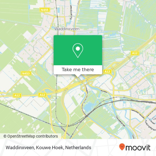 Waddinxveen, Kouwe Hoek map