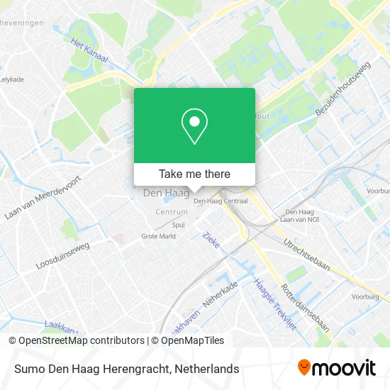 Sumo Den Haag Herengracht map